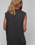 BLACK SLEEVELESS TEE