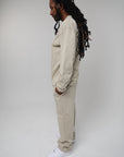 KHAKI LONG SLEEVE TEE