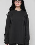 BLACK LONG SLEEVE TEE