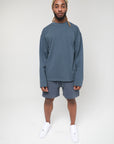 MIDNIGHT BLUE LONG SLEEVE TEE